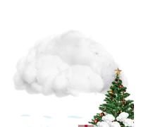 Genérico Falsa Nieve navideña - Decoración navideña de algodón Nieve | de Fiesta Falsa Decorativa de algodón para Mesa, Patio, Patio, Patio Trasero, Suelo y Ventana