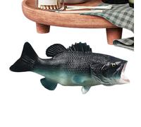 Genérico Falso Nadador | Perca Simulado Realista - Maqueta Didáctica Sólida para Estanque Pecera Acuario Exhibición Hogar Fiesta Carnaval Arrecife