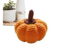 Genérico Falta Calabazas de Crochet, Mini Juego de Calabazas de Halloween con Estilo Decorativo de otoño, característica de Mesa Artesanal, Ideal para Cocina, hogar, acción de Gracias, repisa