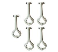 Genérico Fan Blade Bracket, Aluminum Alloy Ceiling Mount Support | 5 Piece Universal Blade Arm Connector Replacement Set For Up To 52 Inch Ceiling Fan Light Assembly Home Hardware Use