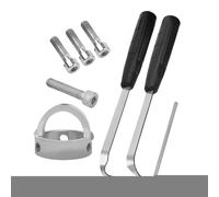 Genérico Fan Blower Wheel Puller, Range Hood Tool, Removal Precision Extractor 5.9 Inches, Fans Puller for Home, Dorms, Apartments, Kitchen, Commercial, Household, Maintenance Silver
