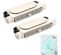 Genérico Fan for Car Back Seat,3-Speed Car Back Seat Fan with USB-C Power - Cooling for Rear Passengers & Pets, Low Noise Design | Universal Fit for Sedans/SUV/Truck/RV (Write,2Pcs)