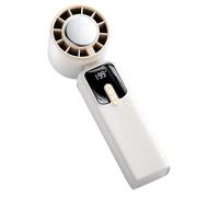 Genérico Fan Handheld - ABS 18.2x5.8cm | Rechargeable Bladeless Quiet Cooling Fan, Portable Handheld Device | Personal Cooling For Home, Outdoor, Beach, Travel, Hiking, Women And Men