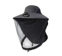 Generico Fan Hats for Men - Wide Brim Sun Prote | Summer Personal Sun Hat with Fan for Fishing And Hunting, Outdoor Cooling Hat for Camping And Beach, Adjustable Staying Cool in Intense Heat, Negro