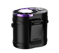 Genérico Fan Personale - 8.9 X 8.4 X 6.9 Cm Ventilatore Cintura | Ventilatore 100 Velocità Display LED, Ventlatore Aggancio Cintura Ricaricabile Per Lavoro Sport Ufficio Casa Outdoor