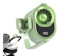 Generico Fan With Clip - Rechargeable Digital Display Multi-Speed, Handheld Mini Portable Fan | For Home Bedroom Office Outdoor Stroller Camping Travel Tent Beach Vacation Picnic