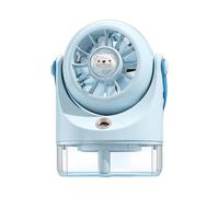 Genérico Fan With Mist - 5 Inches, ABS Rechargeable | Quiet Handheld Mini Mister, Personal Desk Cooling Device For Bedroom Office School Summer Outdoor Travel Camping Hiking Beach Trip