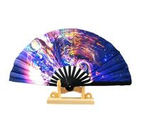 Genérico Fans de baile para mujeres, Fan Light Up,Dancing Clack Handheld Pleging Fan - Grandes favores de fiesta chinos/japoneses, accesorios del festival para baile, decoraciones de bodas, club
