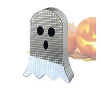 Generico Fantasma Discoteca Halloween - Centro de mesa de horror mosaico para fiestas de cocina, decoración festiva para librería, escritorio, dormitorio, salón, fiesta