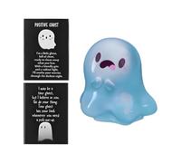 Genérico Fantasma Fosforescente de Halloween - Figuras Miniaturas Fosforescentes con Caja | Fantasma Fosforescente de Halloween | Fantasmas Glow-in-The-Dark para Interior Y Exterior