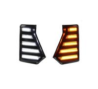 Genérico faro antiniebla Para Toyota para Tacoma 2024-2026 | 2 uds Luz antiniebla delantera rejilla DRL luz señal giro lateral luz LED conmutación antiniebla coche(Clear Lens White)