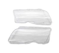 Genérico Faro Lentes Conjunto 1 Uds/1 Par Cubiertas Faros Coche Para E46, 4 Puertas, Serie 3, 1998-2001, Cubiertas Lente Lámpara Cabeza Carcasa Brillante(1pair)