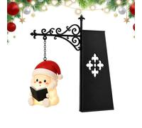 Genérico Farol De Estantería Cálida Adorable Vintage Navidad Santa Reno