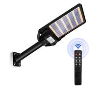 Genérico Farola solar led 200W alto rendimiento gran luminosidad. Foco automático con sensor 4 funciones