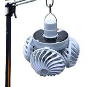 Generico Faroles de Camping - Vantalums de iluminación de techo solar tranquilo, utilidad de camping duradera | Batería alimentada por externa gadget lámpara, versátil Shelte