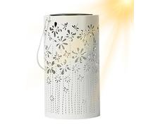 Genérico Faroles Solares,Lámparas Metálicas de Flores Impermeables | Luces para Caminos con Energía Solar - para Patio Trasero, Jardín, Porche, Césped, Entrada, Acera, Pasillo, Paisajismo, Piscina