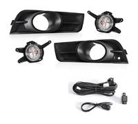 Genérico Faros Antiniebla Luces Antiniebla LED Para Chevy Para Cruze 2009-2014 Faros Cubiertas Marco Rejilla Arnés Cableado Kit 12V Parachoques Delantero Luces(Led Yellow)