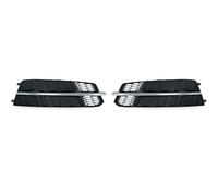 Genérico Faros Antiniebla Para S6 A6 2015 2016 2017 2018 4G0807681AG 4G0807682AG Cubierta Rejilla Parachoques Delantero Automóvil Bisel Luz Antiniebla antiniebla delanteras(Plata)