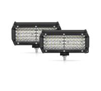 Genérico Faros Delanteros Barra De Luz Cuadrada 7 Pulgadas, Haz Alto/bajo, Impermeable, Lámpara Led Conducción Trabajo 4 Para Camión, SUV, UTV, ATV, Juego de faros(2pcs 144w)