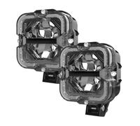 Genérico Faros Delanteros Barra De Luz LED Obra, Lámpara Led Ámbar DRL 12v, Foco Conducción Para Camioneta Respaldo Todoterreno, Motor Coche, SUV, ATV Juego de faros(1pair B)
