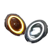 Genérico Faros Delanteros Faros Delanteros LED Para Coche 2 Piezas Para Mini Para Cooper R50 R52 R53 2001-2007, Los Faros Halógenos Xenón Plug And Play Juego de faros(Smoke)