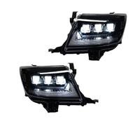 Genérico Faros Delanteros Para Toyota Para Hilux Para Revo Para Vigo 2012-2014 Proyector LED Mejorado Lámpara Cabeza Coche Dinámica Tres Lentes Juego de faros
