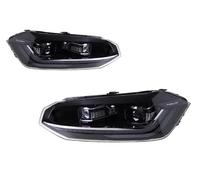 Genérico Faros Delanteros Para VW Para POLO 2019-2022 Kit Accesorios Para Lentes Proyector Alta Configuración FARO PRINCIPAL