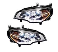 Genérico Faros Delanteros Para X5 E70 30i 35i 40i 2007-2013 Conjunto Faros LED Para Automóvil Actualización Circulación Diurna Herramientas Lente Proyector Juego de faros