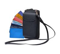 Genérico Fashion Cell Phone Purse, PU Leather Multi Pocket Zipper Bag, Compact Shoulder Handbag with Secure Storage Design, Women Travel Beach Shopping Dating Outdoor Lifestyle Use