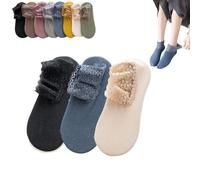 Genérico Fashion Lace Warmer Socks, Ruffle Socks Women, with Lace Trim for Home and Floor Use, Cotton, Machine Wash (3pcs-C)