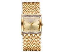 Genérico Fashion Wide Diamond Casual Strap 1pc Watch Digital Quartz Ladies Women's Watch Reloj Joyas por Encanto Destornillador (C, One Size)