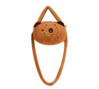 Genérico Fashionable Stuffed Animal Bags Plushes Handbags for Girls Women - Capybara Plush Bag - Cartoon Plush Animal Shoulder Bag Capybara Purse