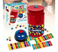 Genérico Fast Bead Grabbing Match Color Bingo Game, Fast Bead Grabbing Game, Fast-Paced Games - Sharpen Reflexes, Color Recognition, and Hand-Eye Coordination, for Group Party and Family (1pcs)