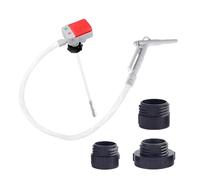 Generico Fast Siphon with Auto Stop Sensor | 3.2GPM Oil Can Tank Pump with 3 Adapters And 51 inch Hose - for Automotive Construction Farm Workshop