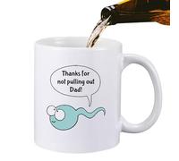 Generico Father's Day Coffee Mugs - 350 ml Ceramic Drinking Cups, High Temperature Resistant Mugs, Dad Themed Drinkware, Ceramic Cups | For Hot Coffee Tea