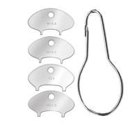 Genérico Faucet Aerator Key - Safe Wrench Tool for Easy Repair | 4 Pieces Long Lasting Aerator Wrench, Kitchen Bathroom Indoor Outdoor Maintenance, Construction Plumbing Accessories