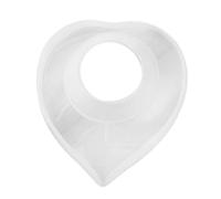 Genérico Faucet Splash Guard - Heart-Shaped Water Catcher Mat & Sink Protector | Reusable Silicone Faucet Mat For Kitchen & Bathroom | Stylish Sink Accessory To Keep Countertops Dry & Clean