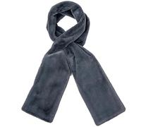Genérico Faux-Fur Pull Through Scarf With Hidden Zipper Pocket for Women, Soft Cozy Warm Pocket Scarf for Hands - Free (C)