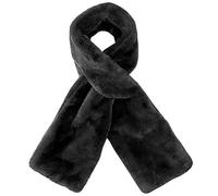 Genérico Faux-Fur Pull Through Scarf With Hidden Zipper Pocket for Women, Soft Cozy Warm Pocket Scarf for Hands - Free (A)