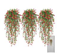 Genérico Faux Ivy Garland - 30 Inches Realistic Artificial Vines with Flowers for Home and Party Decor, UV Resistant Rattan Accent for Indoor Kitchen, Balcony, Patio, Office, or Garden Display,