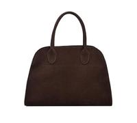 Genérico Faux Suede Hobo Bag Vegan Leather Tote,Retro Top Handle Handbag for Women,Large Brown Slouchy Shoulder Purse (brown)