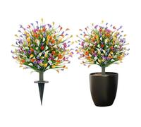 Genérico Faux Topiary | 67x40cm Waterproof Fade Resistant Calla Lily | Weatherproof Artificial Topiary Fake House Plants - For Table Entryway Office Apartment Outdoor Farmhouse Garden Patio