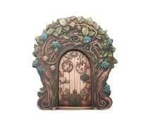Genérico Feentüren Bäume im Freien,Feentü Die Wand - Feentü aus Holz den Garten | Feengarten-Kunsttüren, Gartenminiatur-Ornamente Feenhaus, drinnen Oder draußen