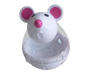 Genérico Feline Feed Orb - Pet Treat Sphere, Mouse Shaped Roller, 1.97x2.76in Slow Feeding Toy | Interactive Diet Regulation Module, House Obesity Control Methods