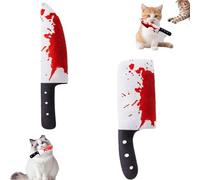 Genérico Feline Four Sword Style Catnip Toys, 4PCS Catnip Toys, Horror Knife-Shaped Cat Interactive Toy, Halloween Cat Toy, Indoor Exercise for All Cats Breeds (A)
