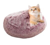 Genérico Feline House, Cosy Kitten Sanctuary, Covered Fleece Tent for Kittens Seniors Small Dogs Apartment Lounge Bedroom Sleeping Nook Restful Environment Module Retreat System Support Base