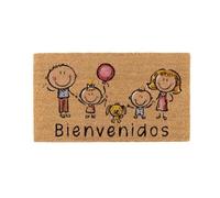 Genérico Felpudo de casa Modelo Familia 40 x 70 cm