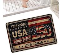 Genérico Felpudo de Exterior,Alfombra Antideslizante de Tema 250.º | Felpudo de Exterior 80x50 cm,para Hogar Salón Cocina Garaje Sótano Apartamento Lugar de Trabajo