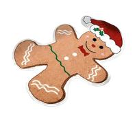 Genérico Felpudo para Entrada Exterior Hombre de Jengibre,50 X 80 Cm Felpudo Navidad - Alfombra Antideslizante Imitación Cachemira para Decoración Navideña Entrada Hogar Salón