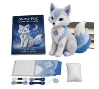 Genérico Felt Animal Sewing Kit | 3D Mythical Creatures Sewing Toys | Arctic Winter Theme Animal Crafts Bulk | for Adult Youth Beginner Birthday Bookshelf Desktop Dorm Car Interior